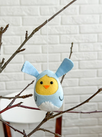 Easter Chicken Ornament - WoollyFox