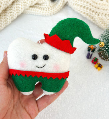 Elf Tooth Christmas Ornament - WoollyFox