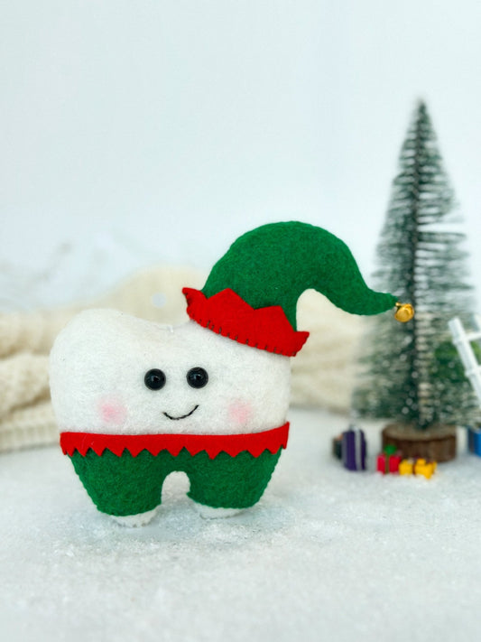 Elf Tooth Christmas Ornament - WoollyFox