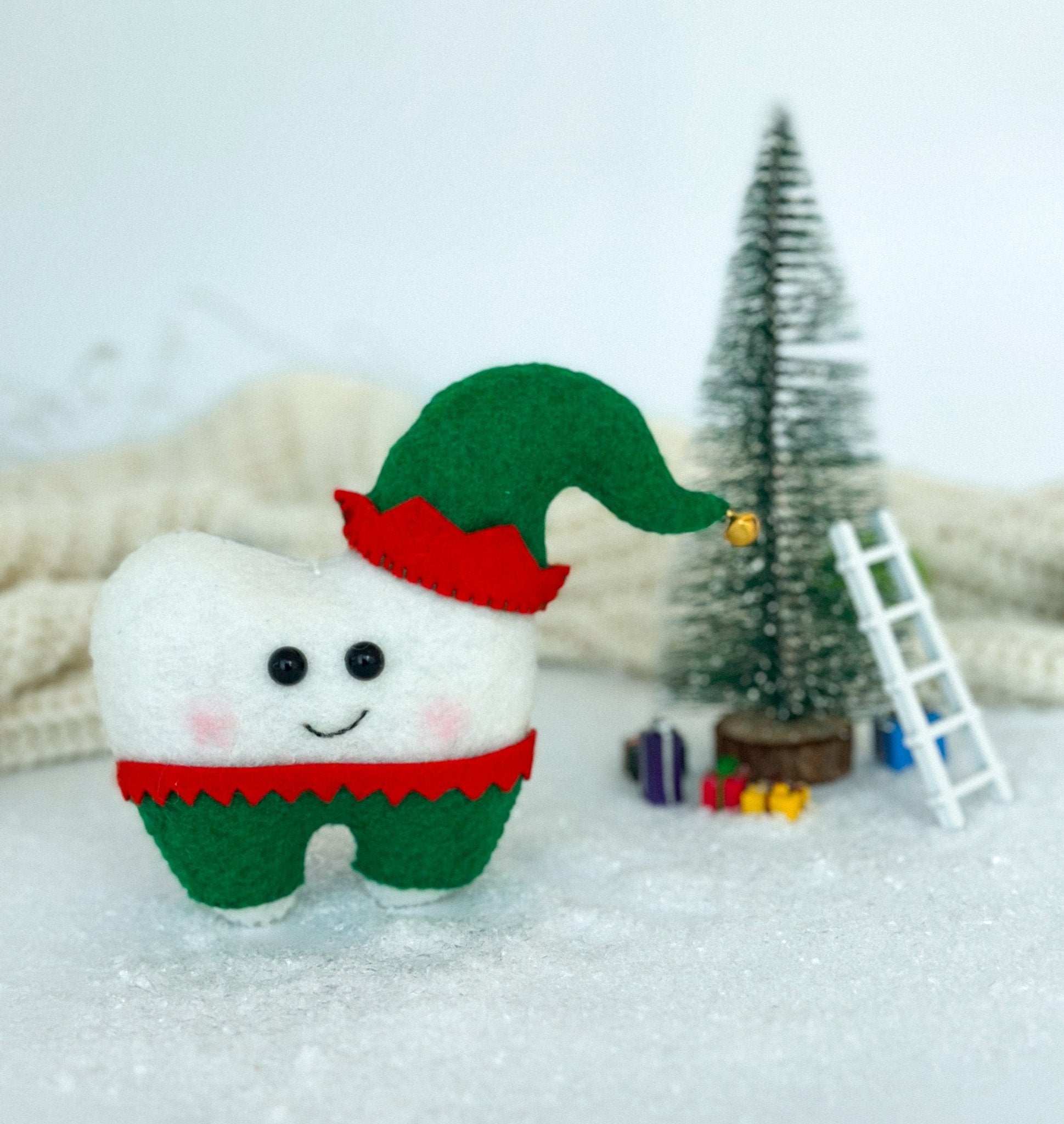 Elf Tooth Christmas Ornament - WoollyFox