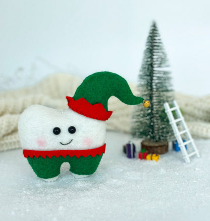 Elf Tooth Christmas Ornament - WoollyFox