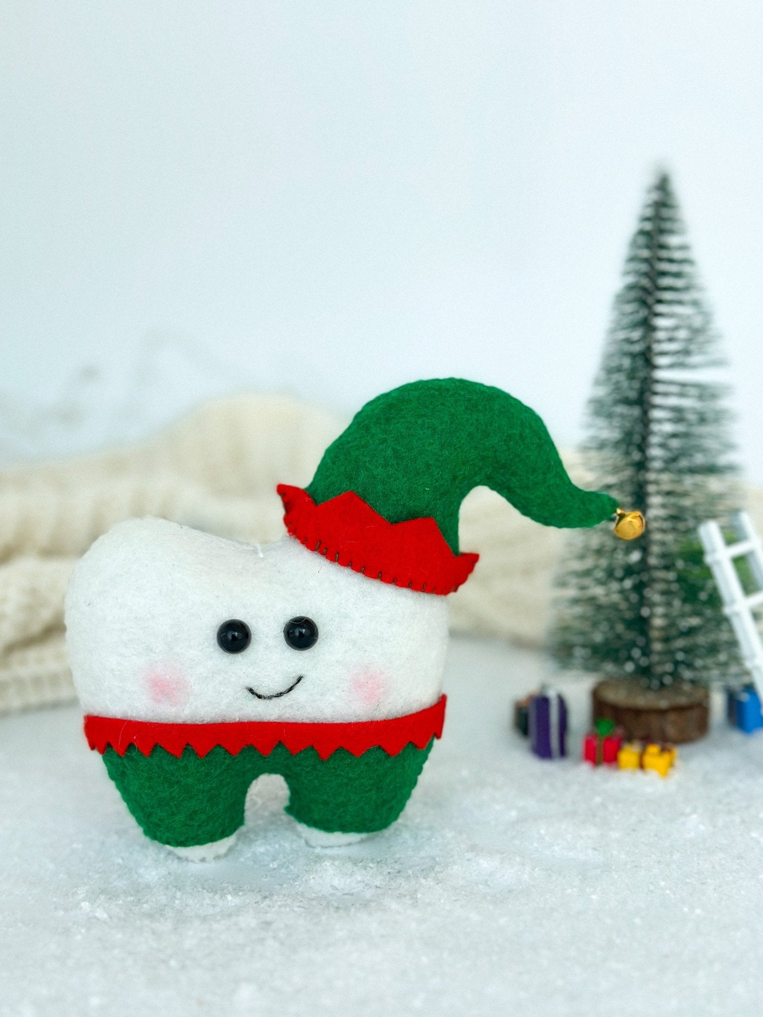 Elf Tooth Christmas Ornament - WoollyFox