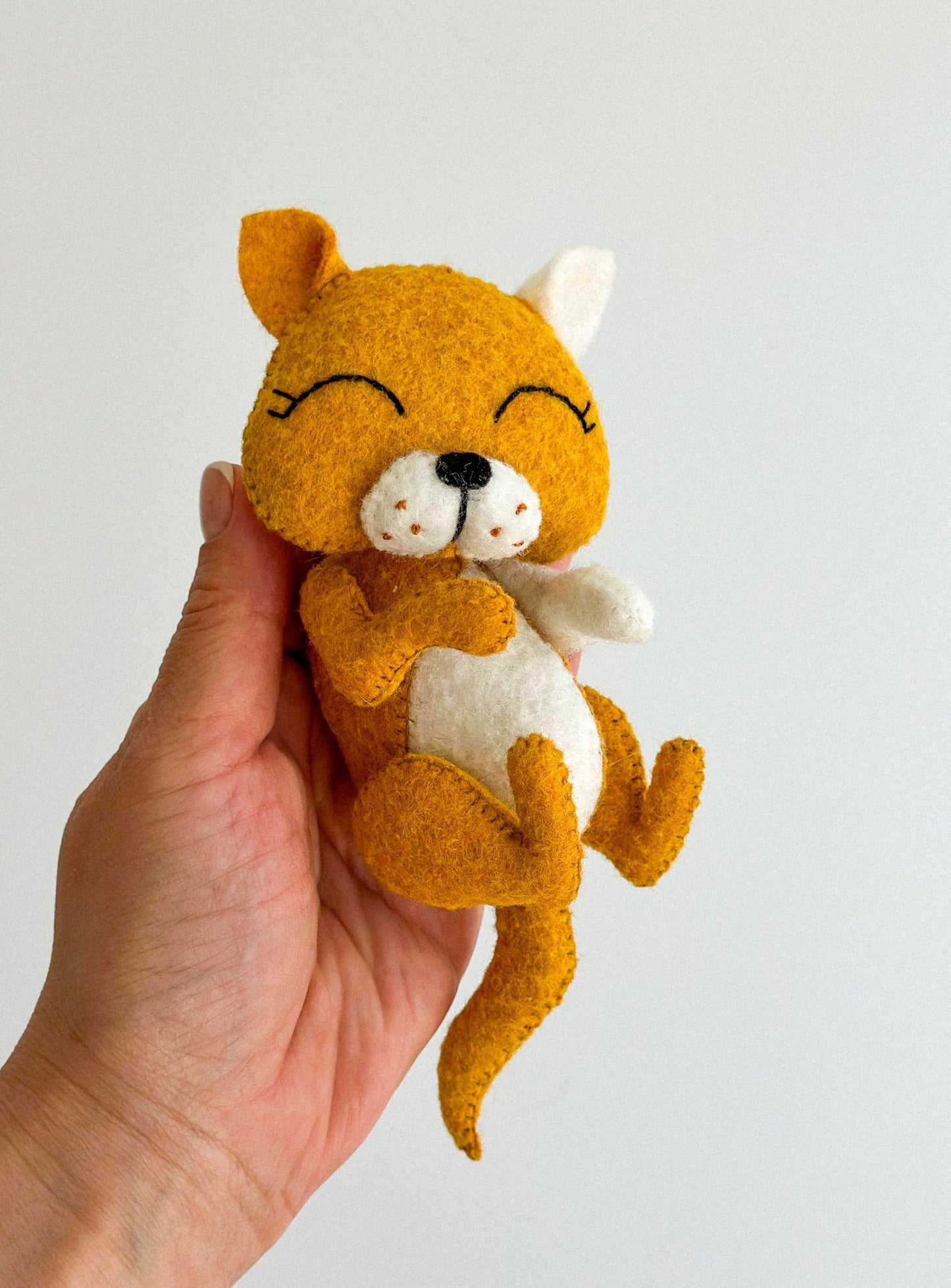 Felt Cat Decor - WoollyFox