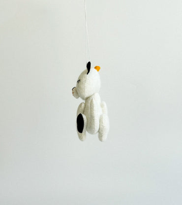Felt Cat Ornament - WoollyFox