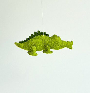 Felt Crocodile Ornament - WoollyFox
