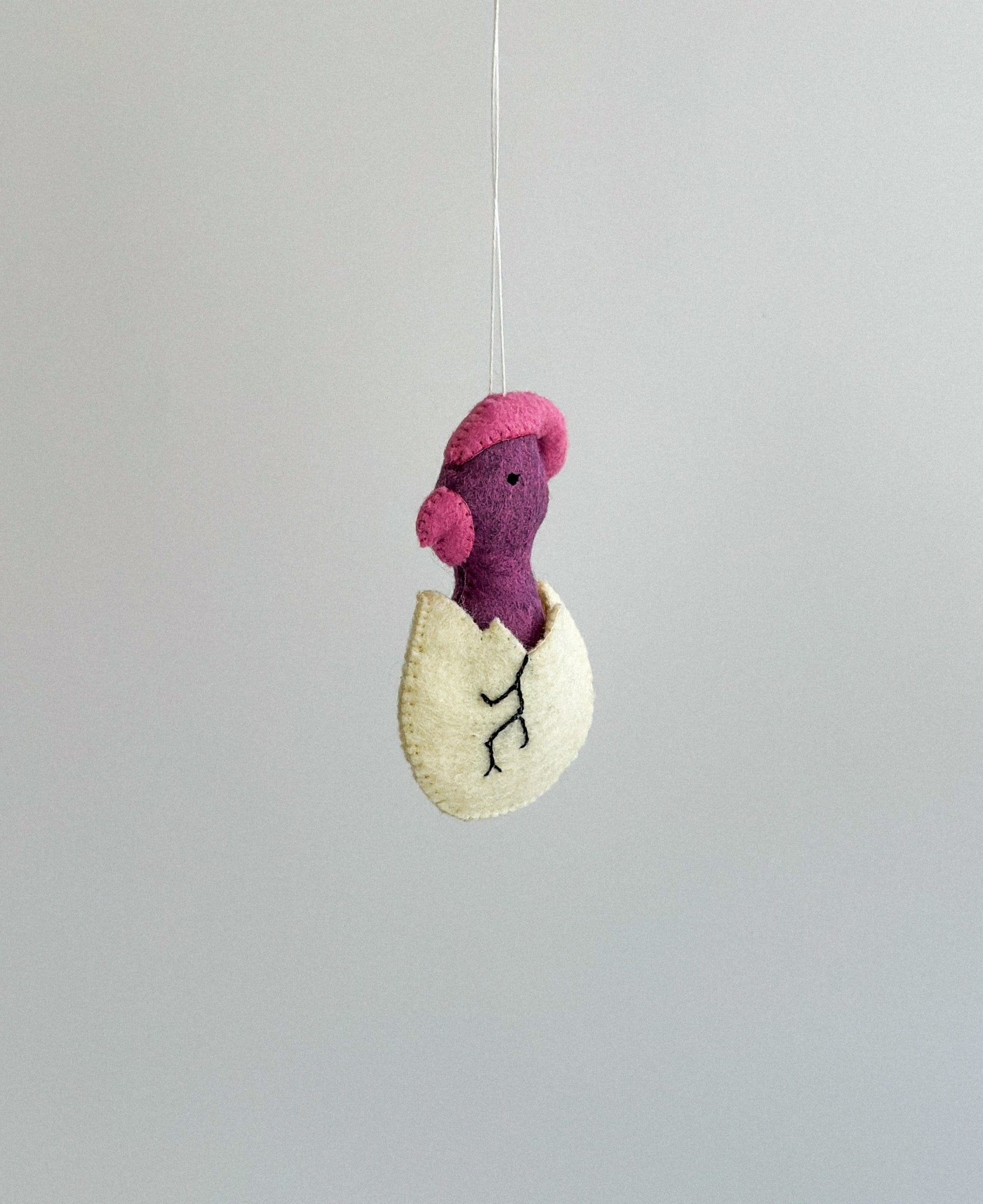 Felt Dinosaur Ornament - WoollyFox
