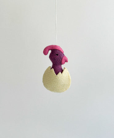 Felt Dinosaur Ornament - WoollyFox
