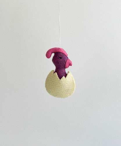 Felt Dinosaur Ornament - WoollyFox