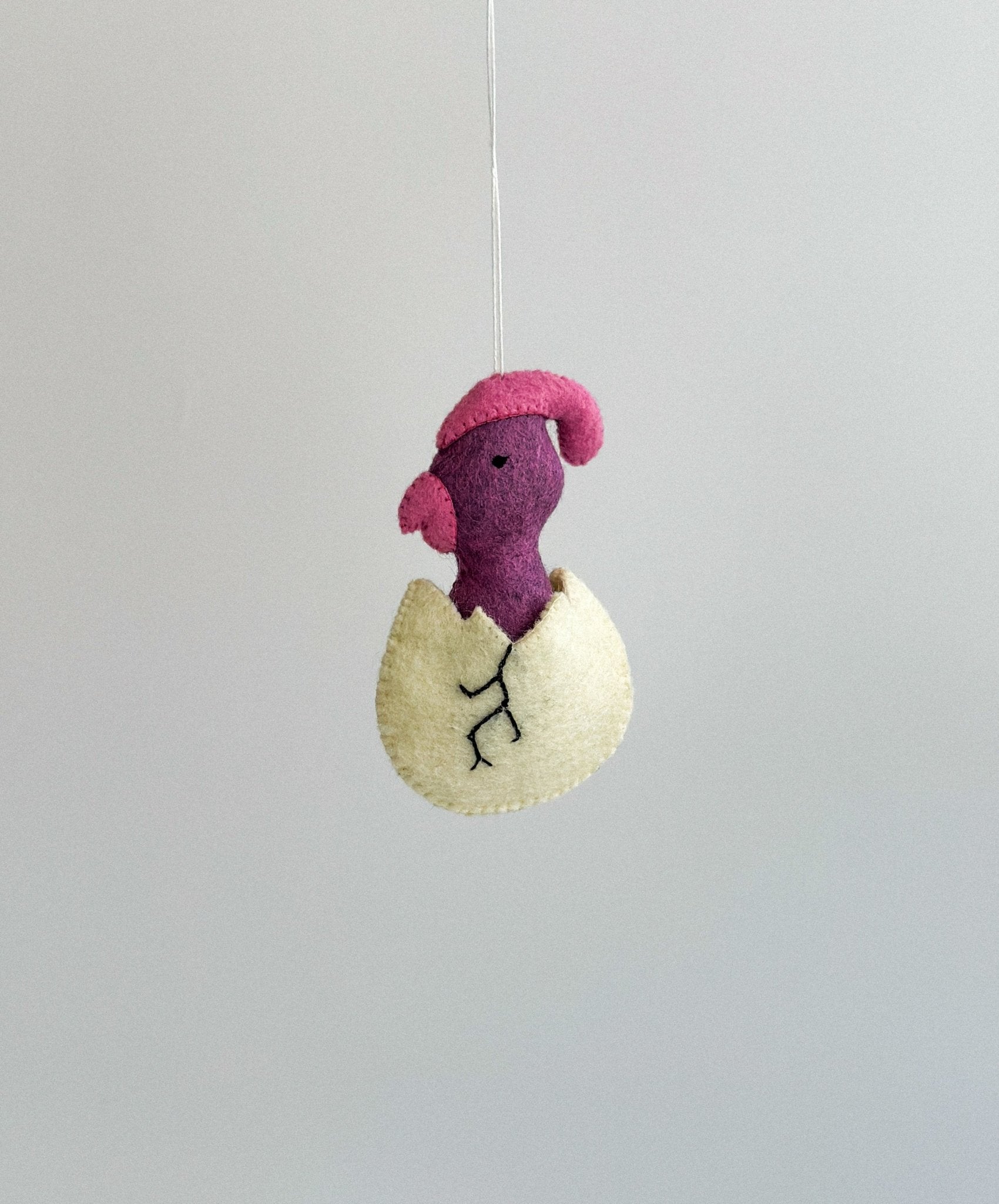 Felt Dinosaur Ornament - WoollyFox