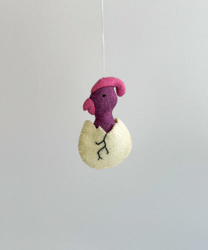 Felt Dinosaur Ornament - WoollyFox