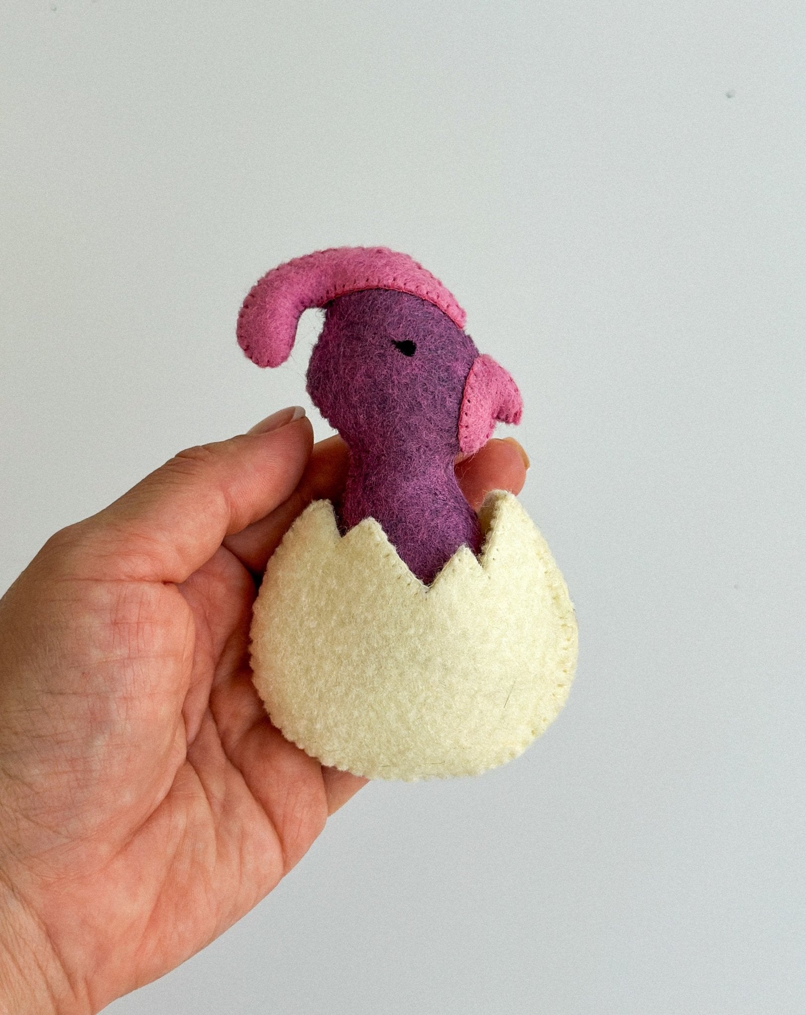 Felt Dinosaur Ornament - WoollyFox