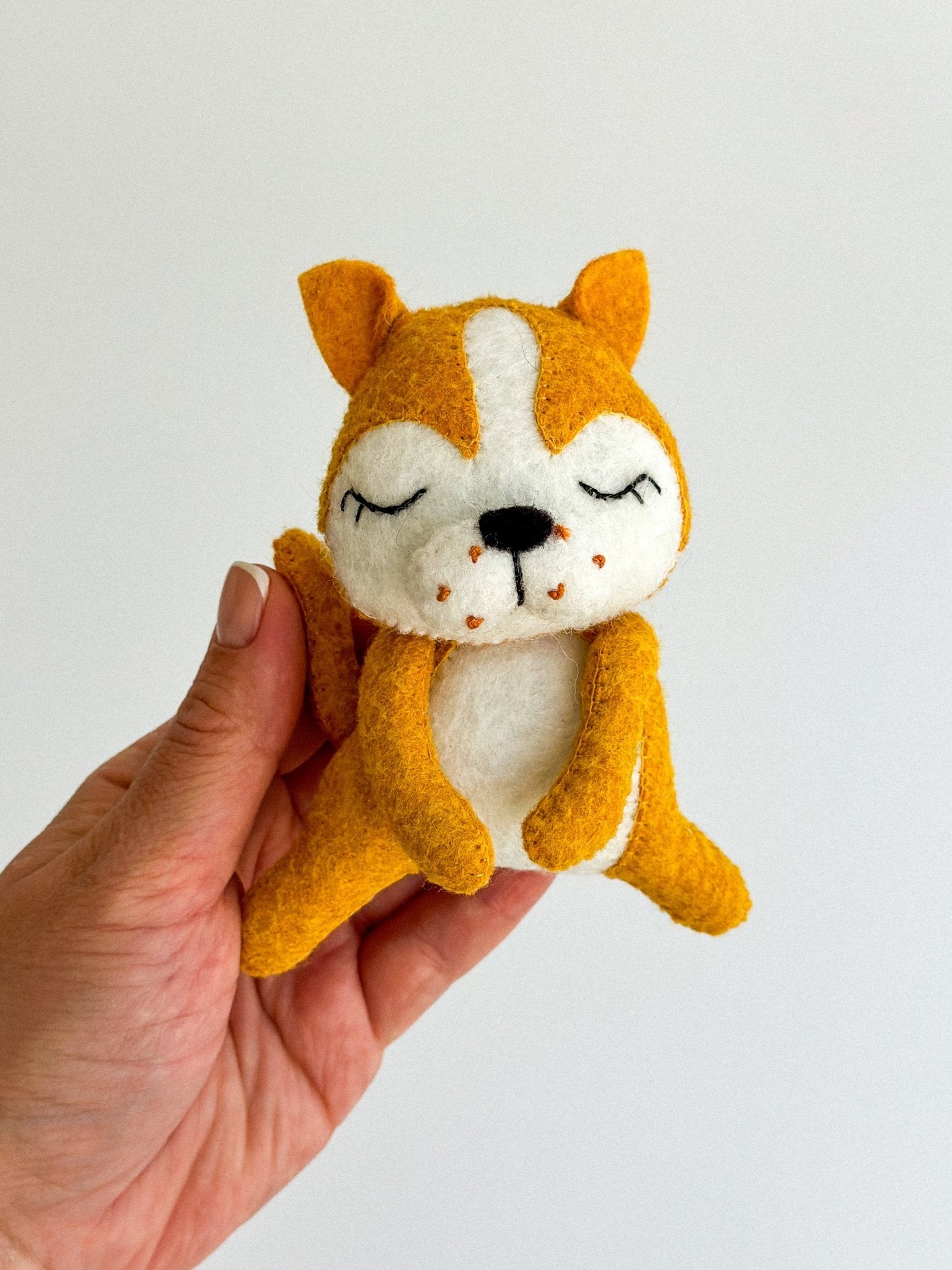 Felt Dog Toy - WoollyFox