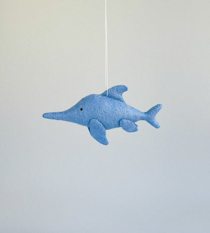 Felt Dolphin Ornament - WoollyFox
