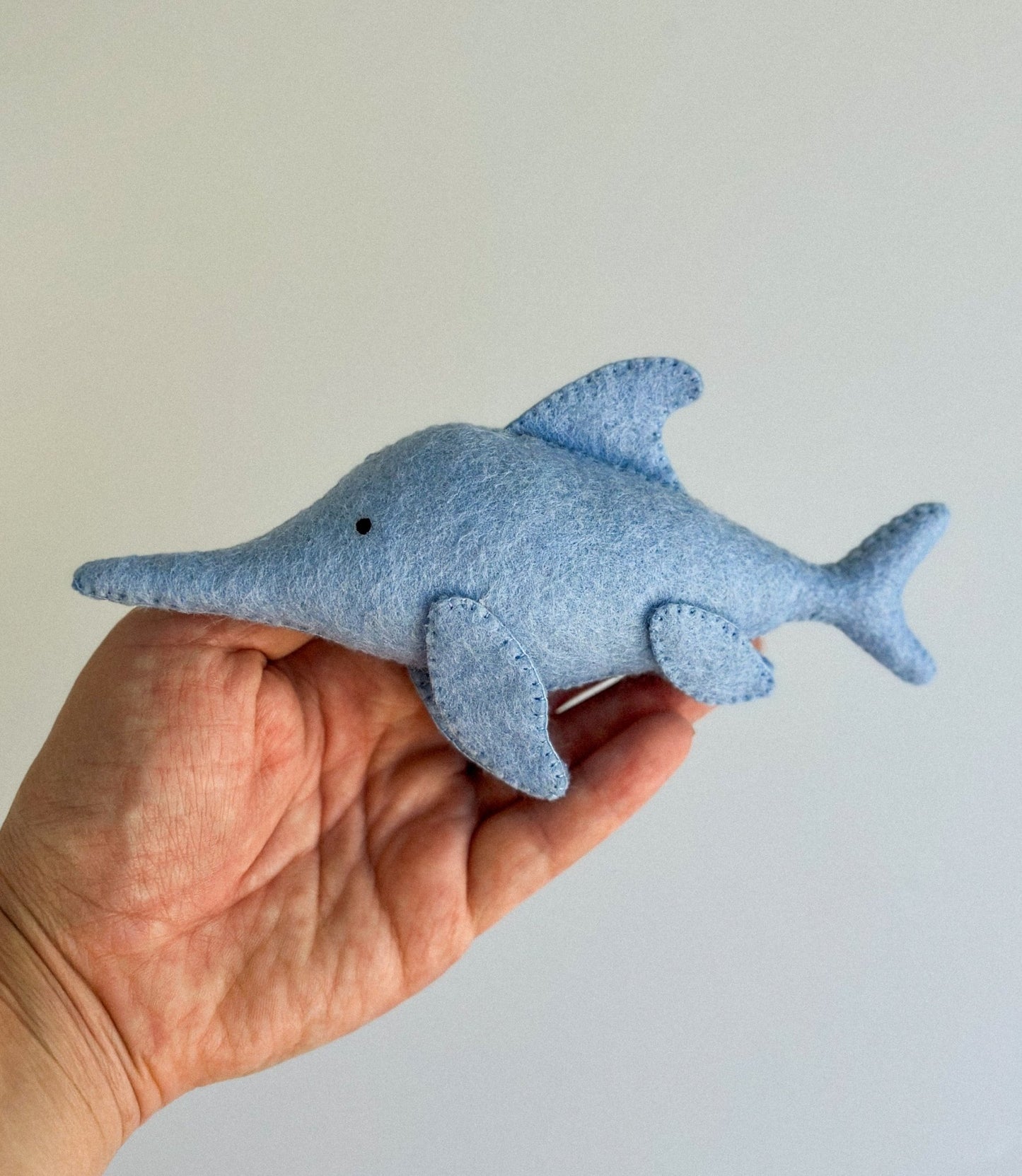 Felt Dolphin Ornament - WoollyFox