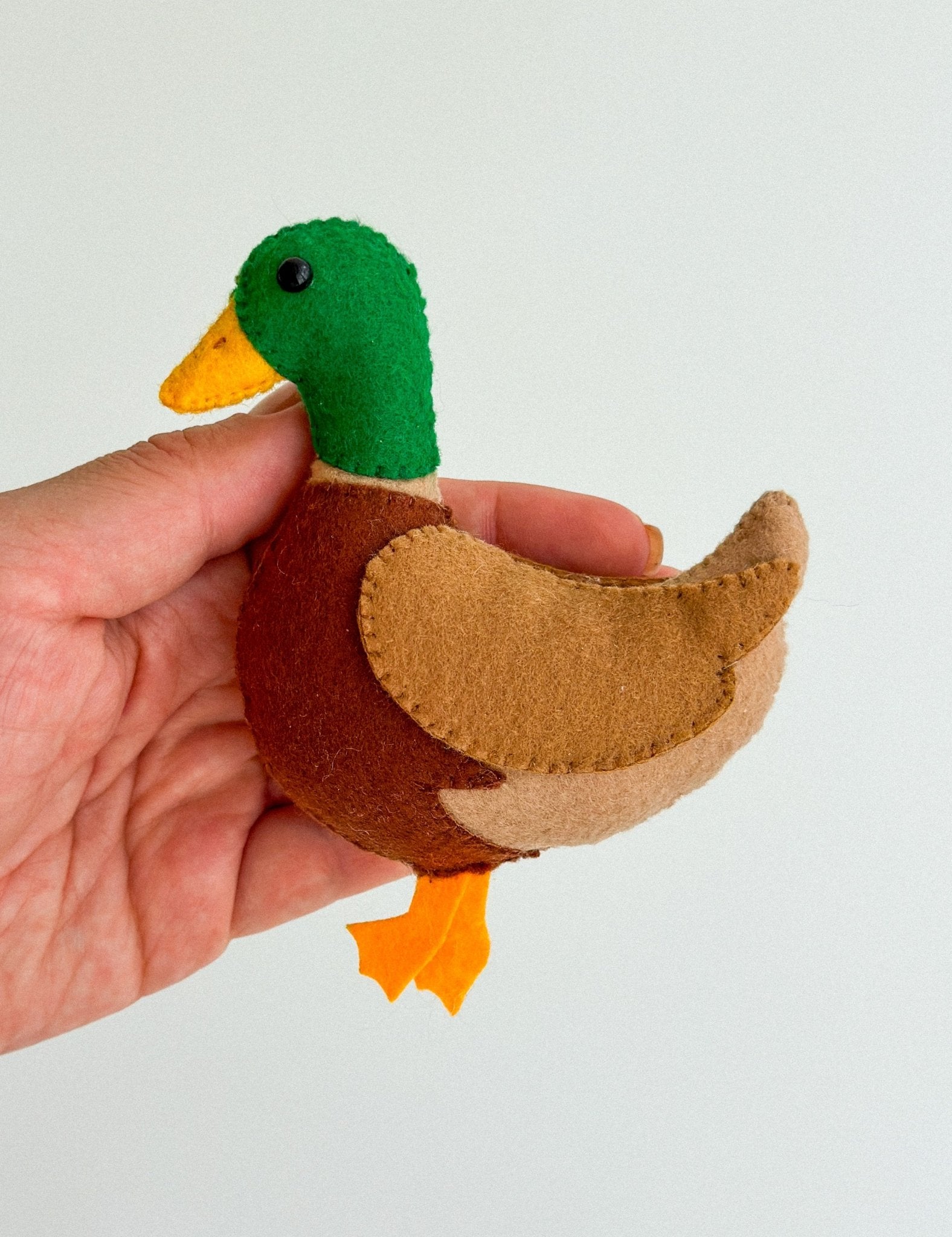 Felt Duck Ornament - WoollyFox
