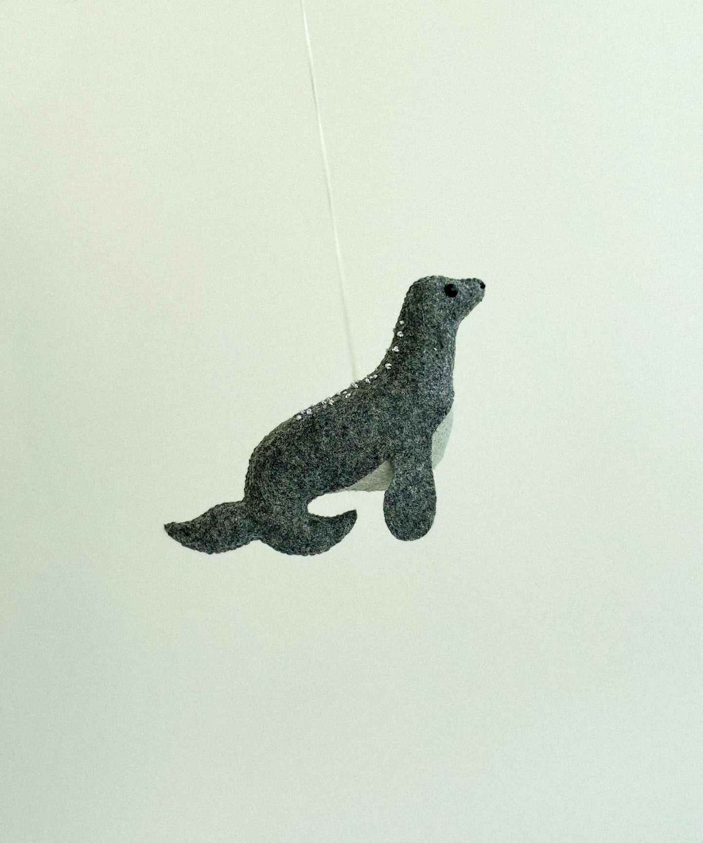 Felt Fur Seal Ornament - WoollyFox