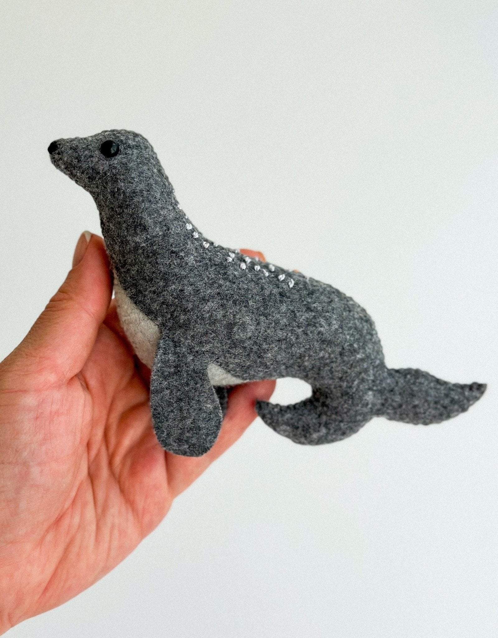 Felt Fur Seal Ornament - WoollyFox