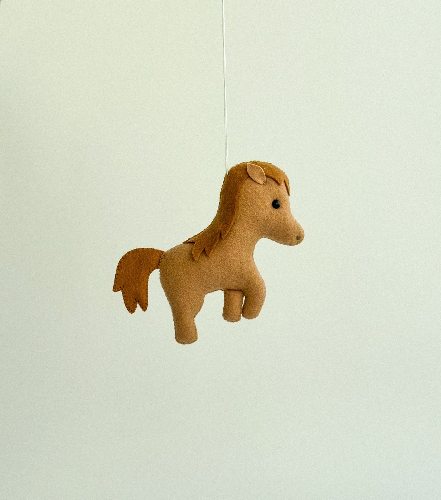 Felt Horse Ornament - WoollyFox