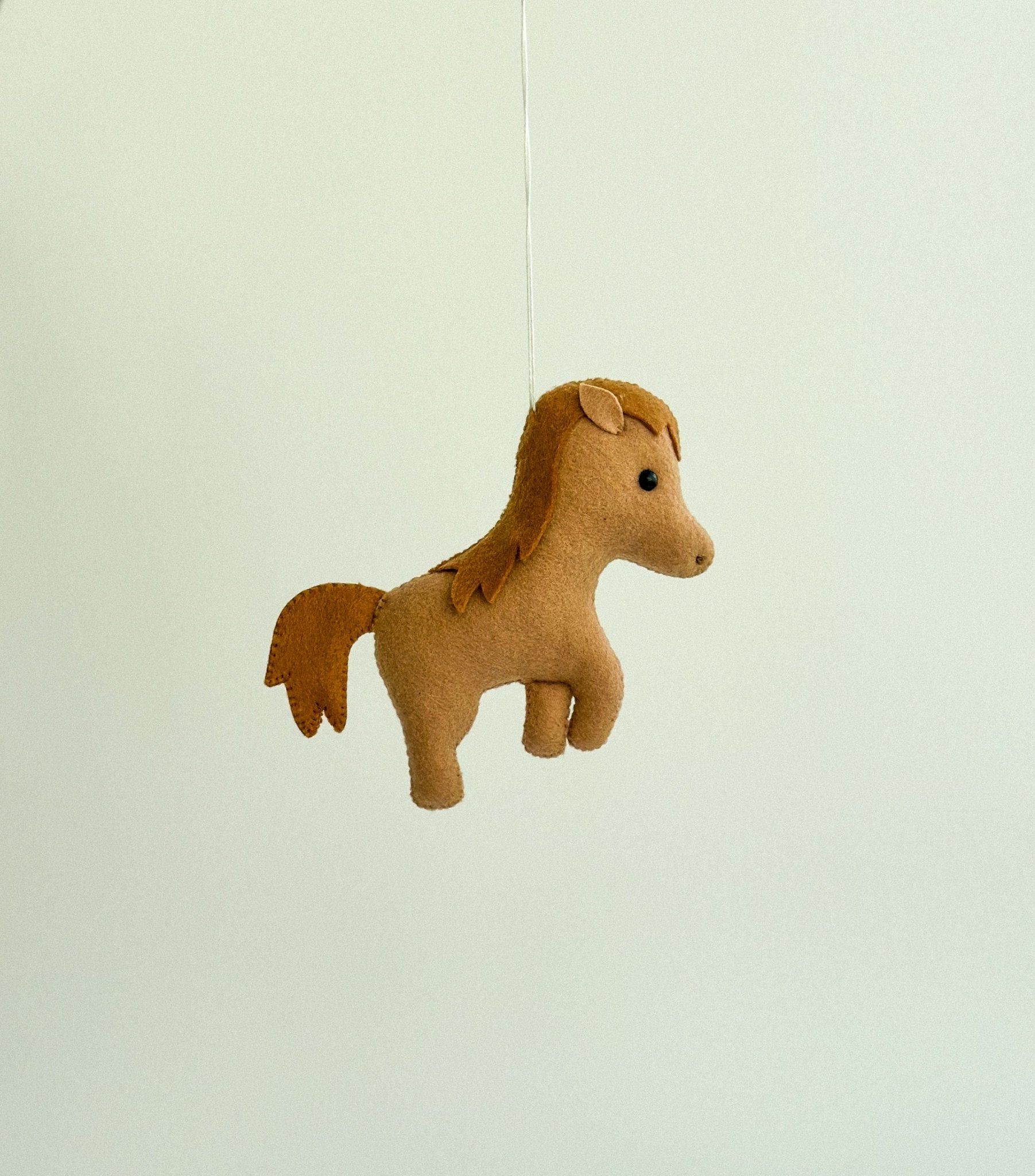 Felt Horse Ornament - WoollyFox