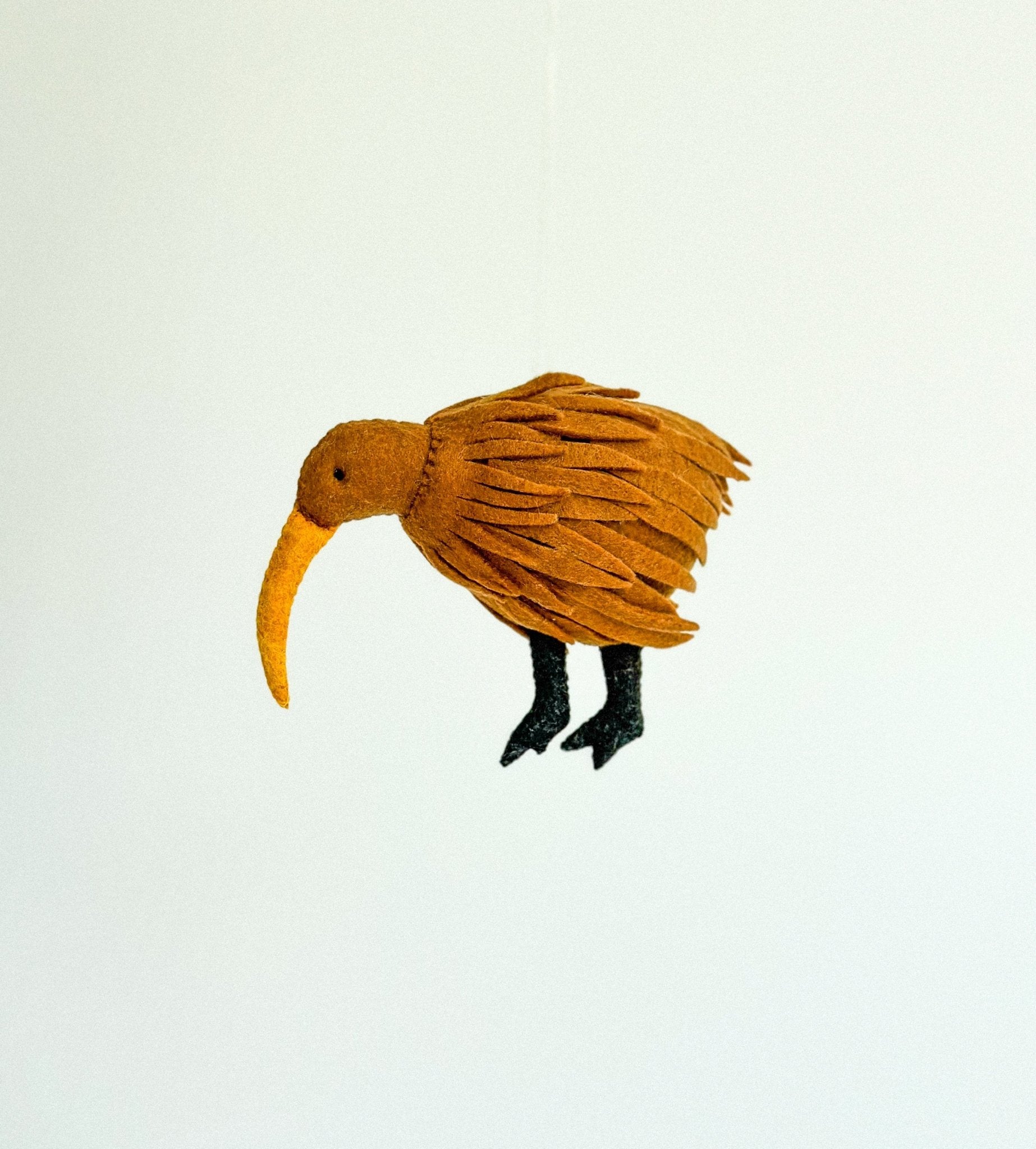 Felt Kiwi Apteryx Ornament - WoollyFox