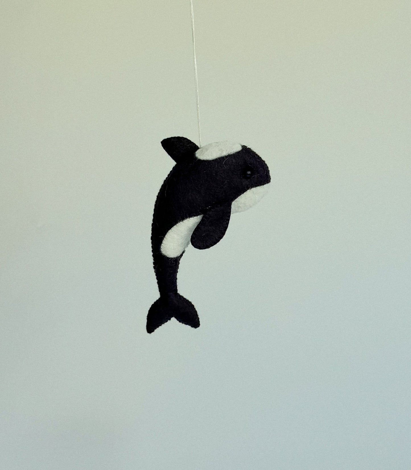 Felt Orca Ornament - WoollyFox