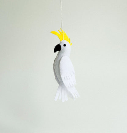 Felt Parrot Ornament - WoollyFox