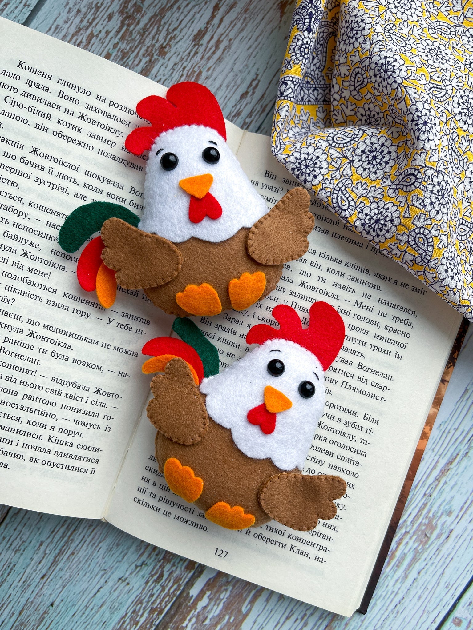 Felt Rooster PDF Pattern - WoollyFox