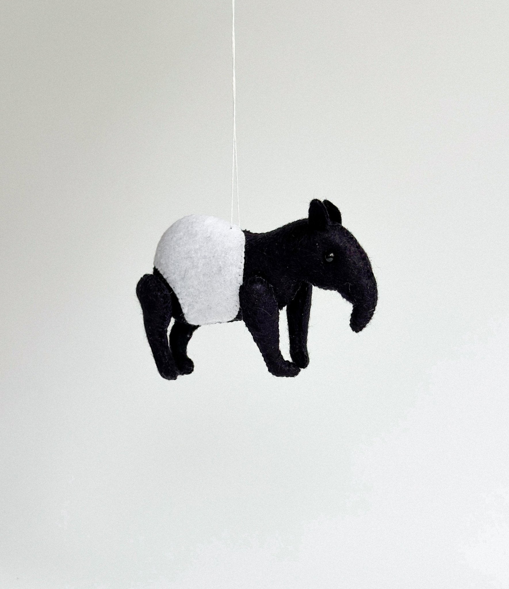 Felt Tapir Ornament - WoollyFox
