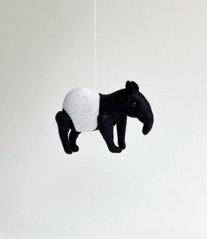 Felt Tapir Ornament - WoollyFox