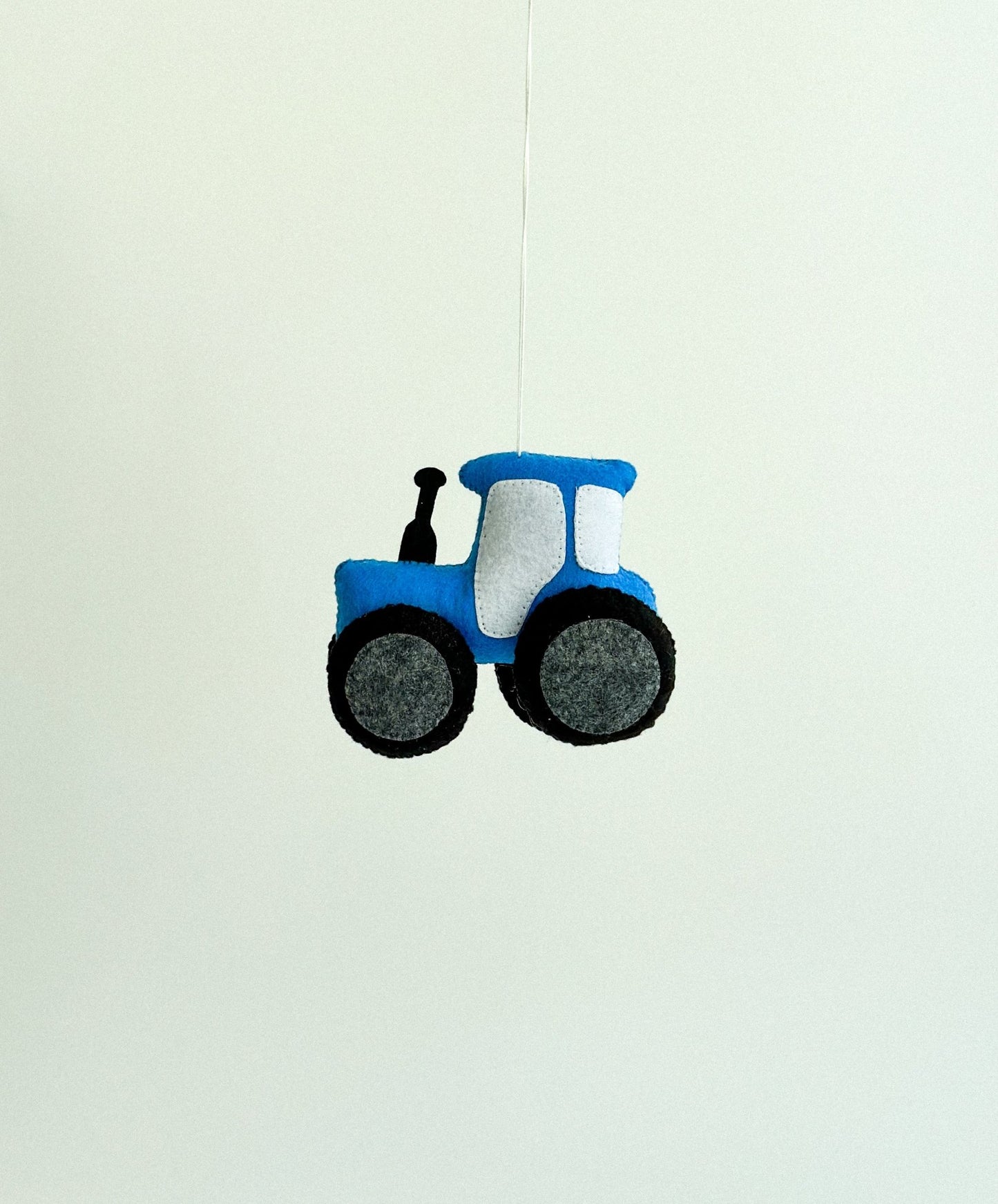 Felt Tractor Ornament - WoollyFox