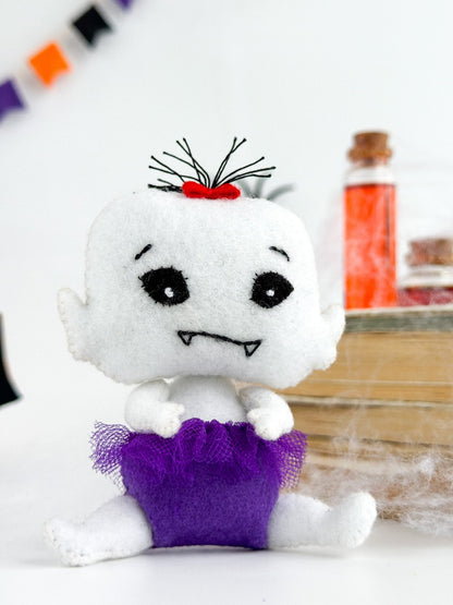 Felt Vampire Doll - WoollyFox