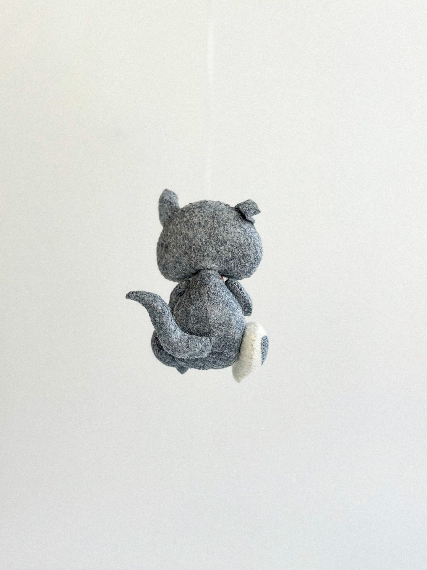 Felted Cat Ornament - WoollyFox