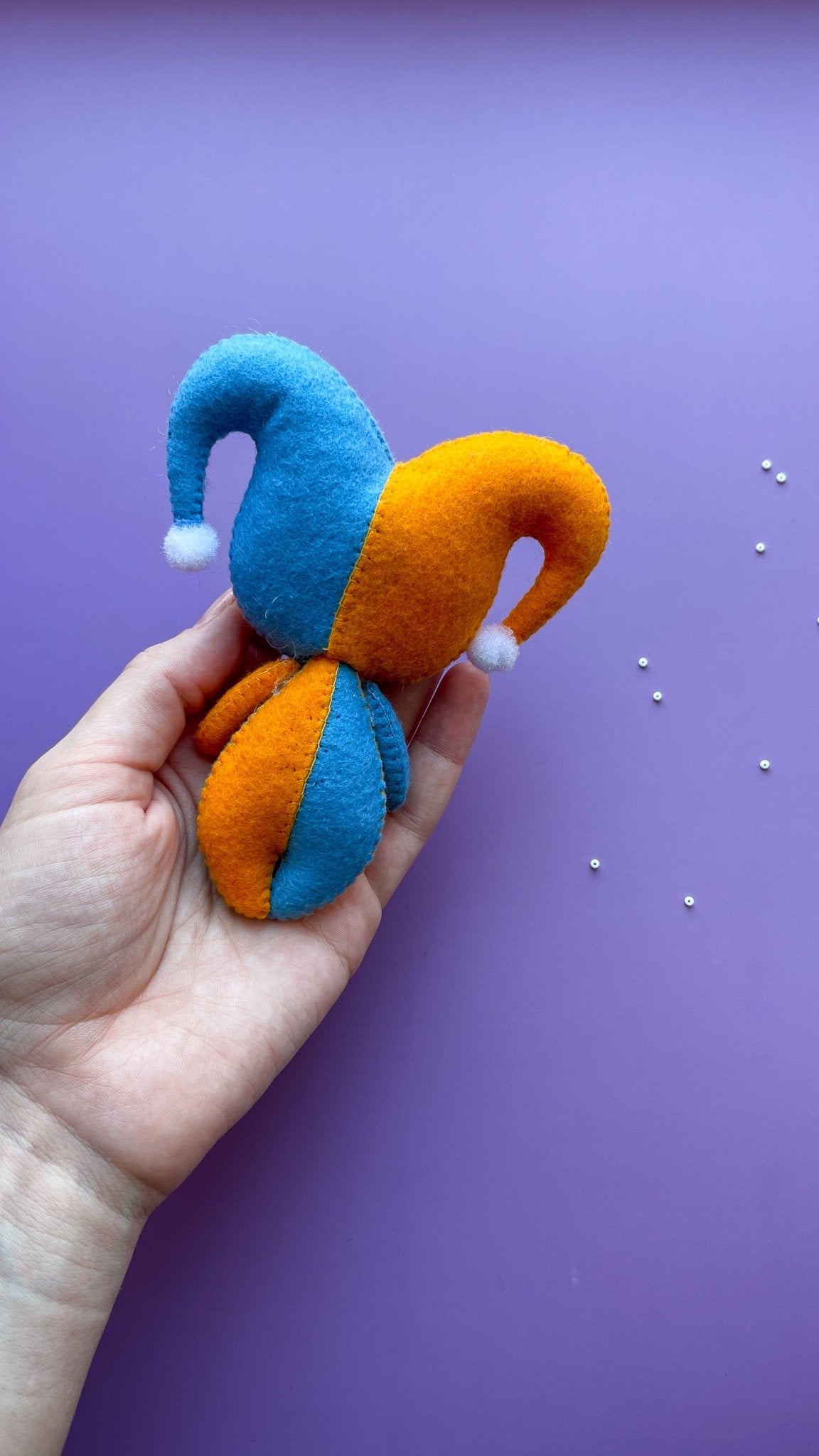 Gemini Zodiac Felt Doll - WoollyFox