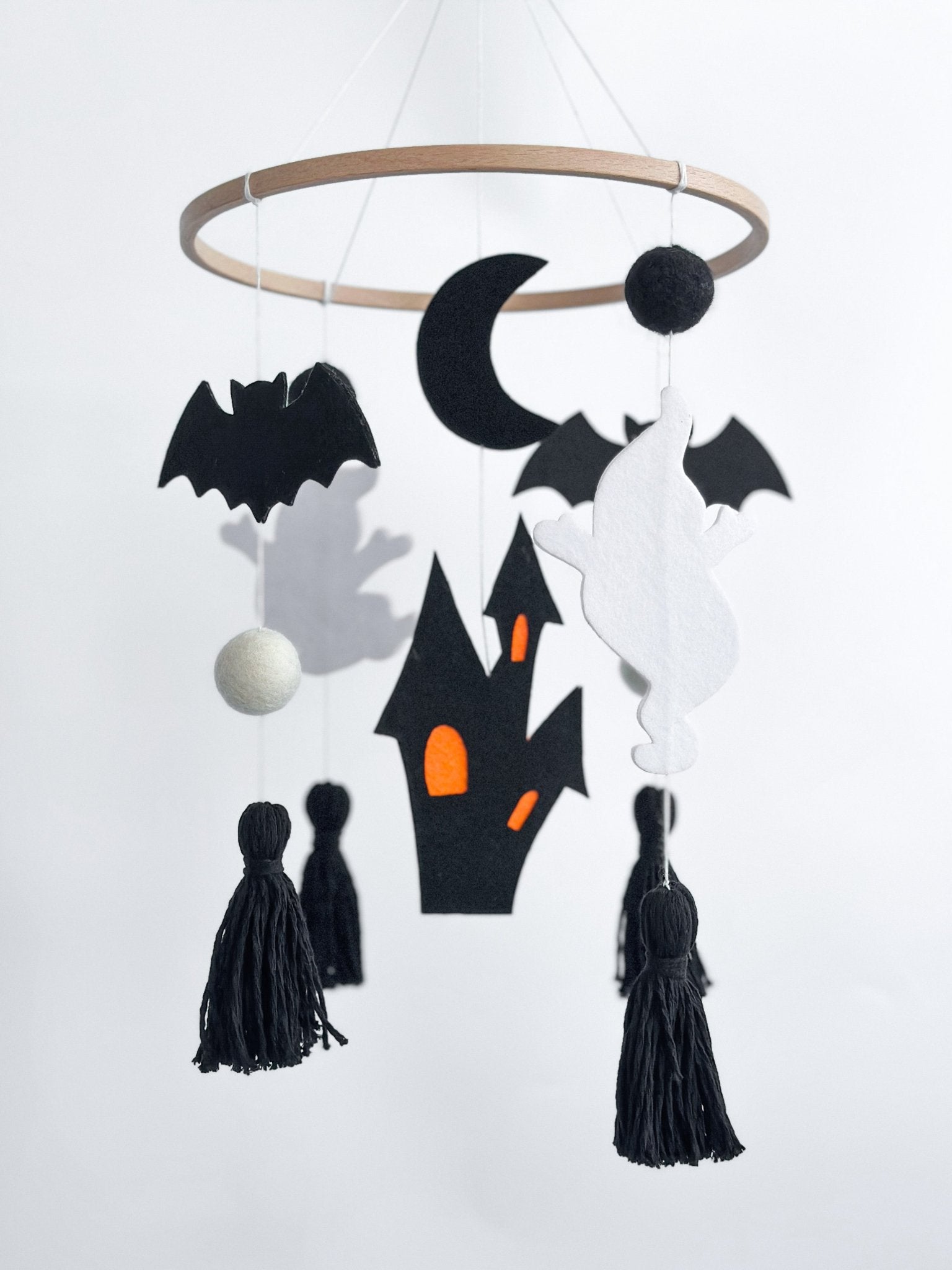 Halloween Ghost and Bat Mobile - WoollyFox
