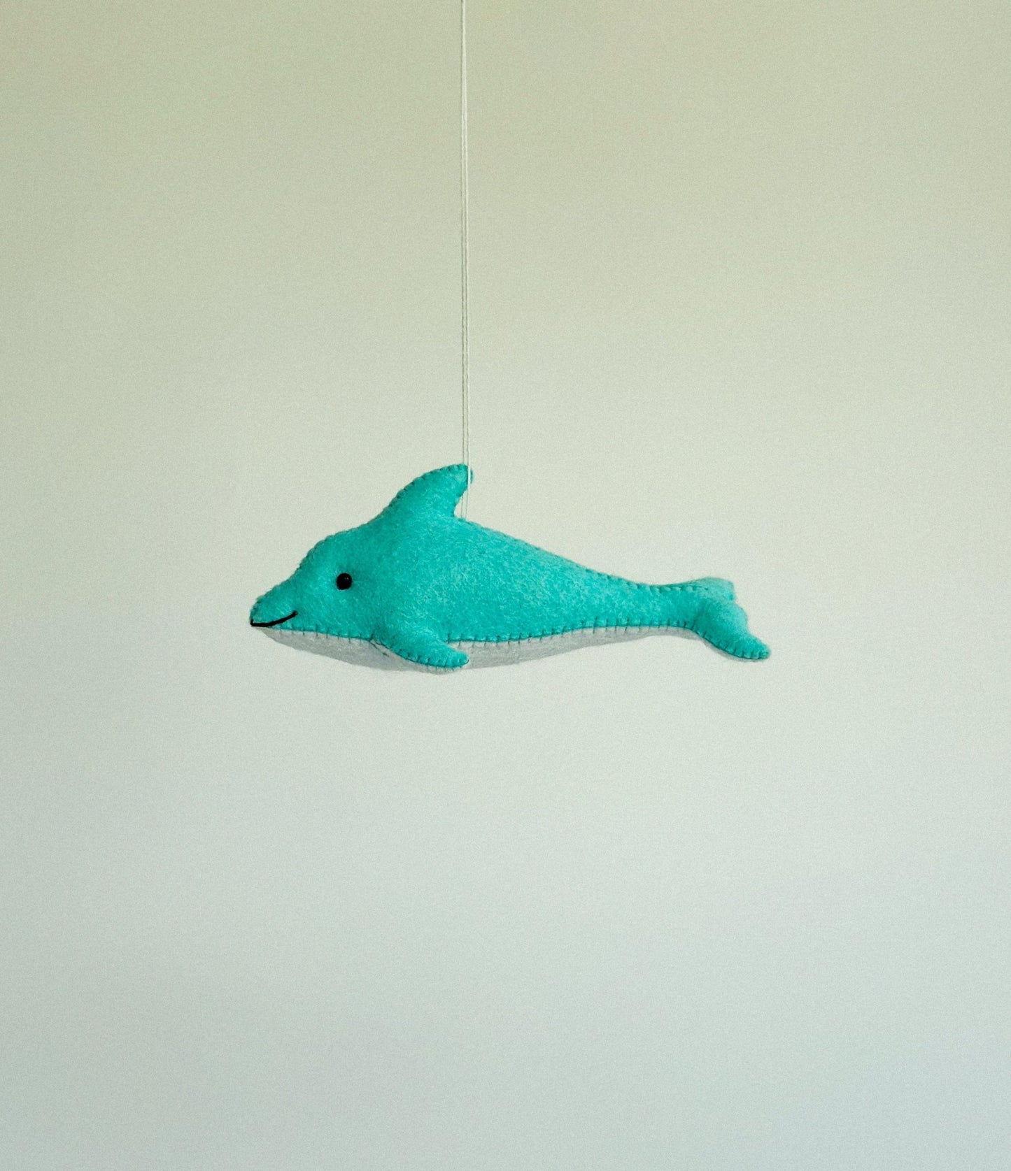 Handcrafted Felt Dolphin Ornament - WoollyFox