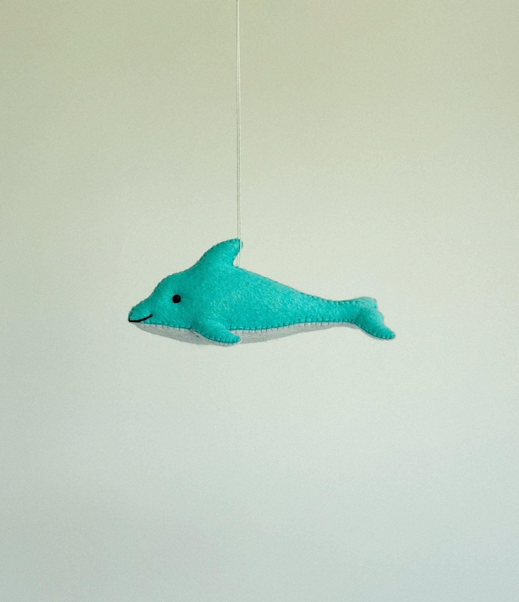 Handcrafted Felt Dolphin Ornament - WoollyFox