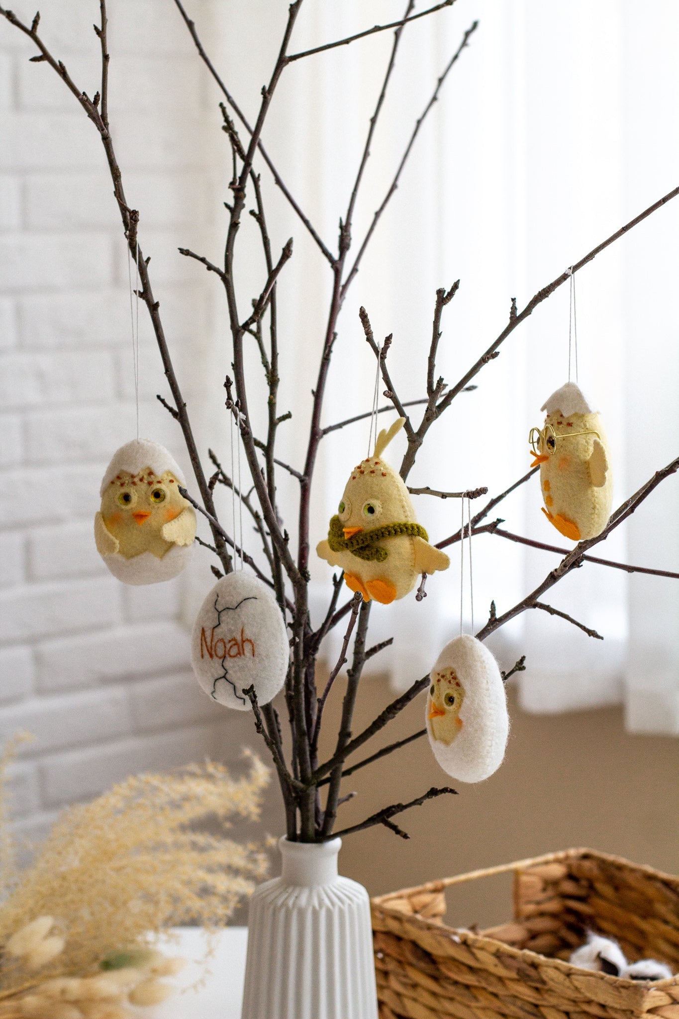 Hatched Egg ornament - WoollyFox