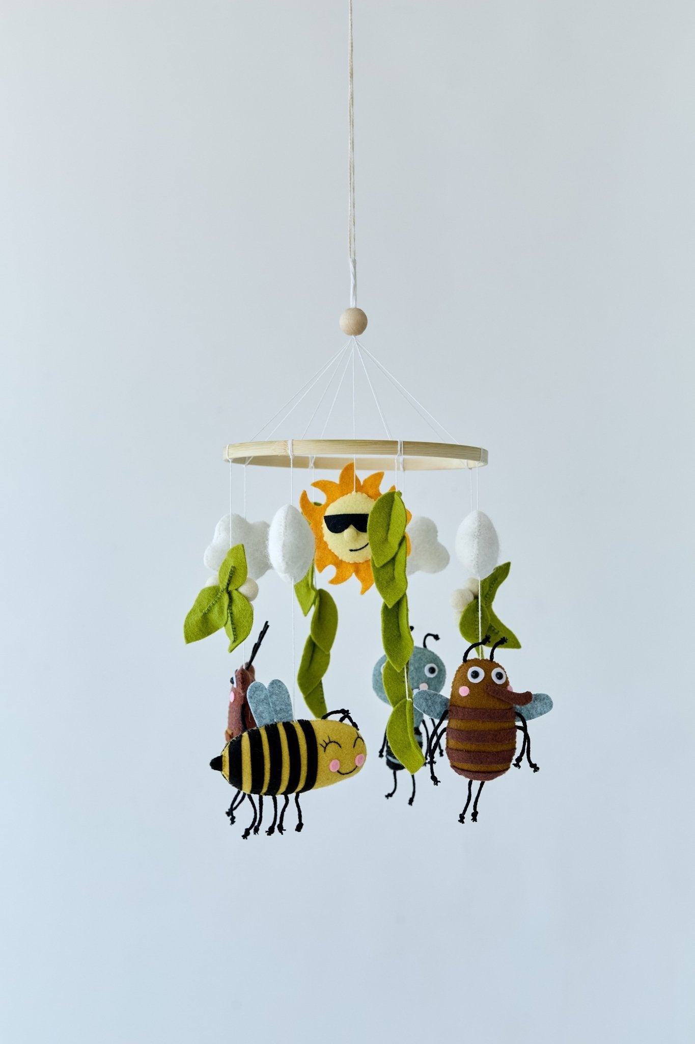 Insect Baby Mobile – Cute Bug Crib Mobile for Baby Nursery Decor - WoollyFox