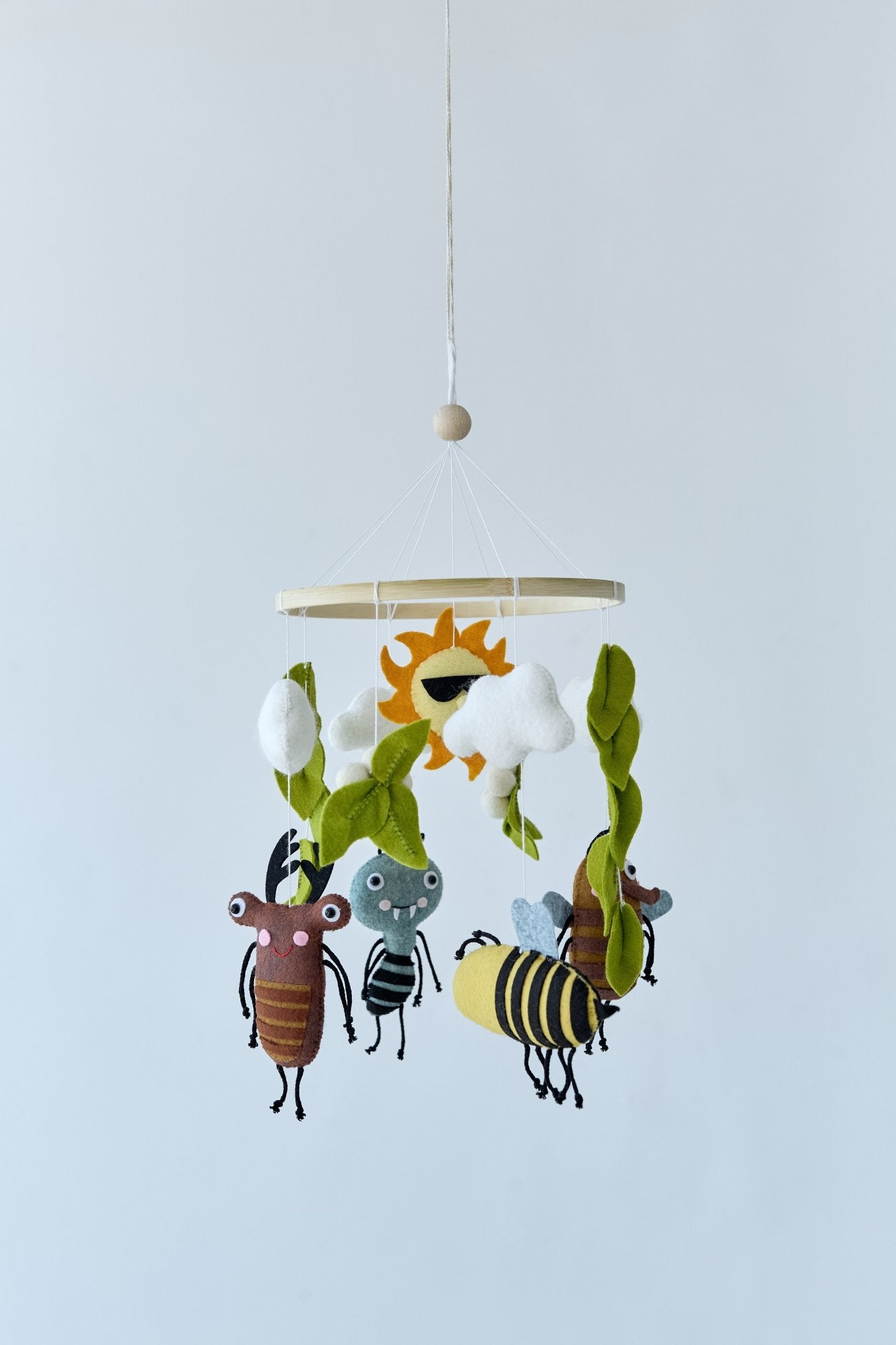 Insect Baby Mobile – Cute Bug Crib Mobile for Baby Nursery Decor - WoollyFox