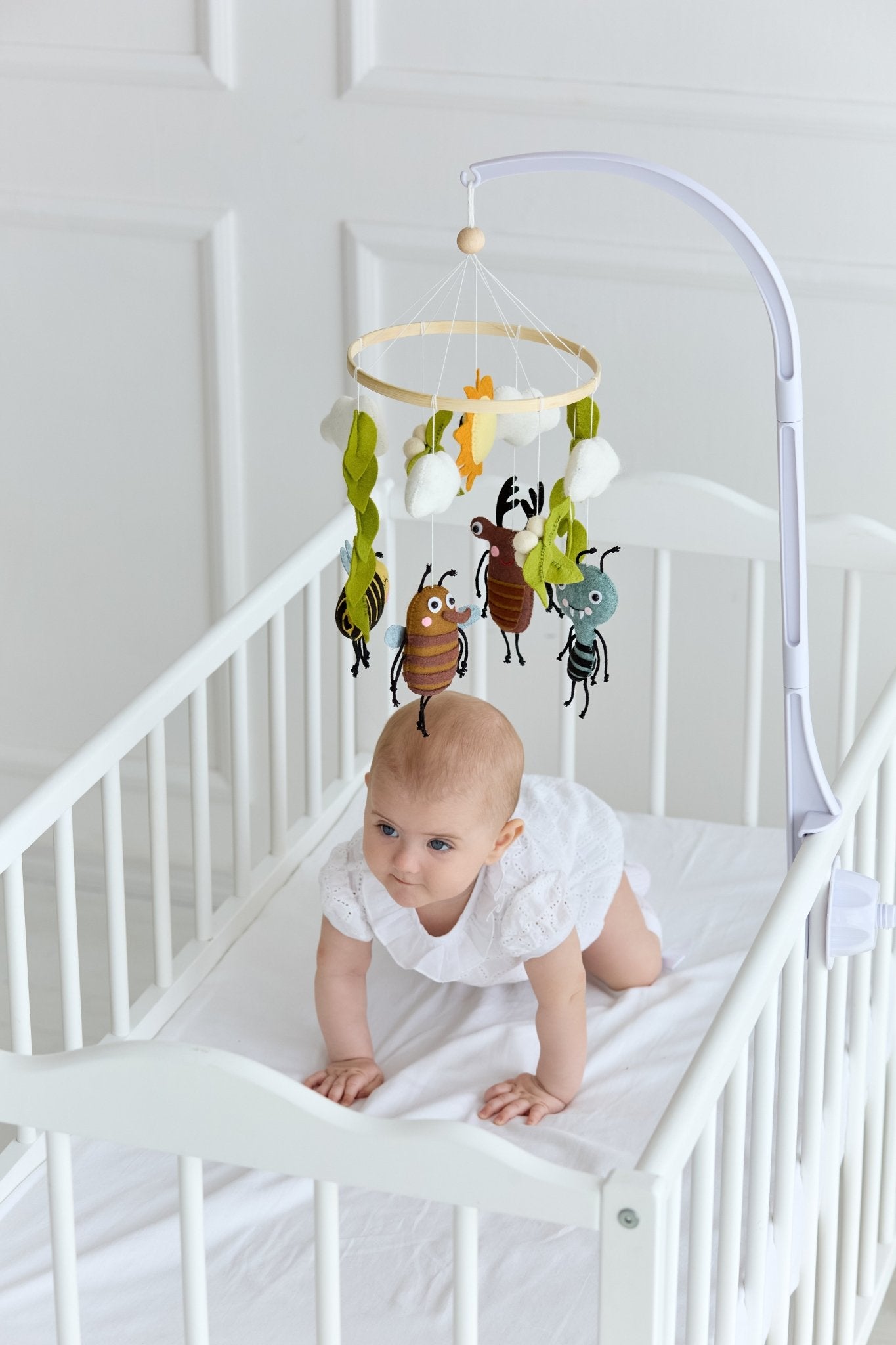Insect Baby Mobile – Cute Bug Crib Mobile for Baby Nursery Decor - WoollyFox