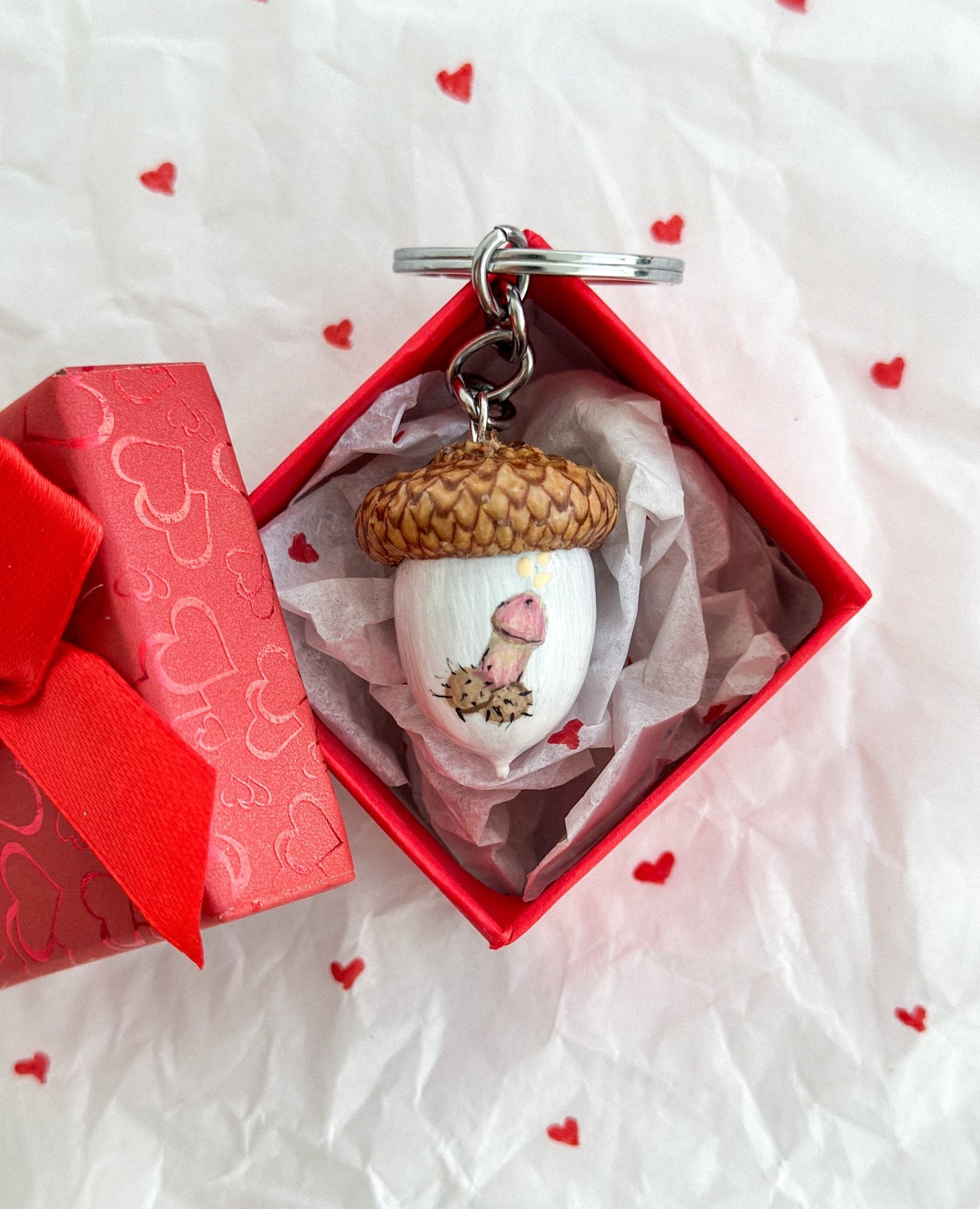 Keychains Valentines Day Gift - WoollyFox