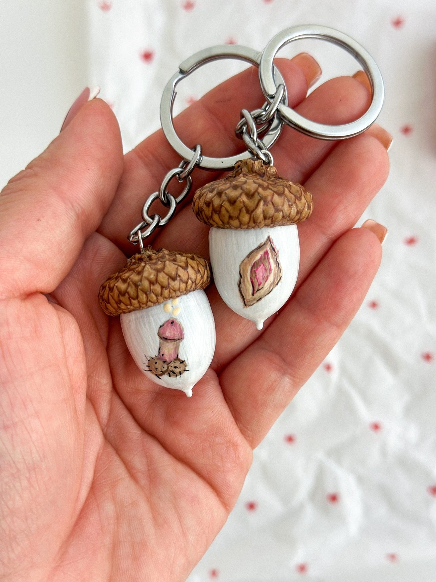 Keychains Valentines Day Gift - WoollyFox