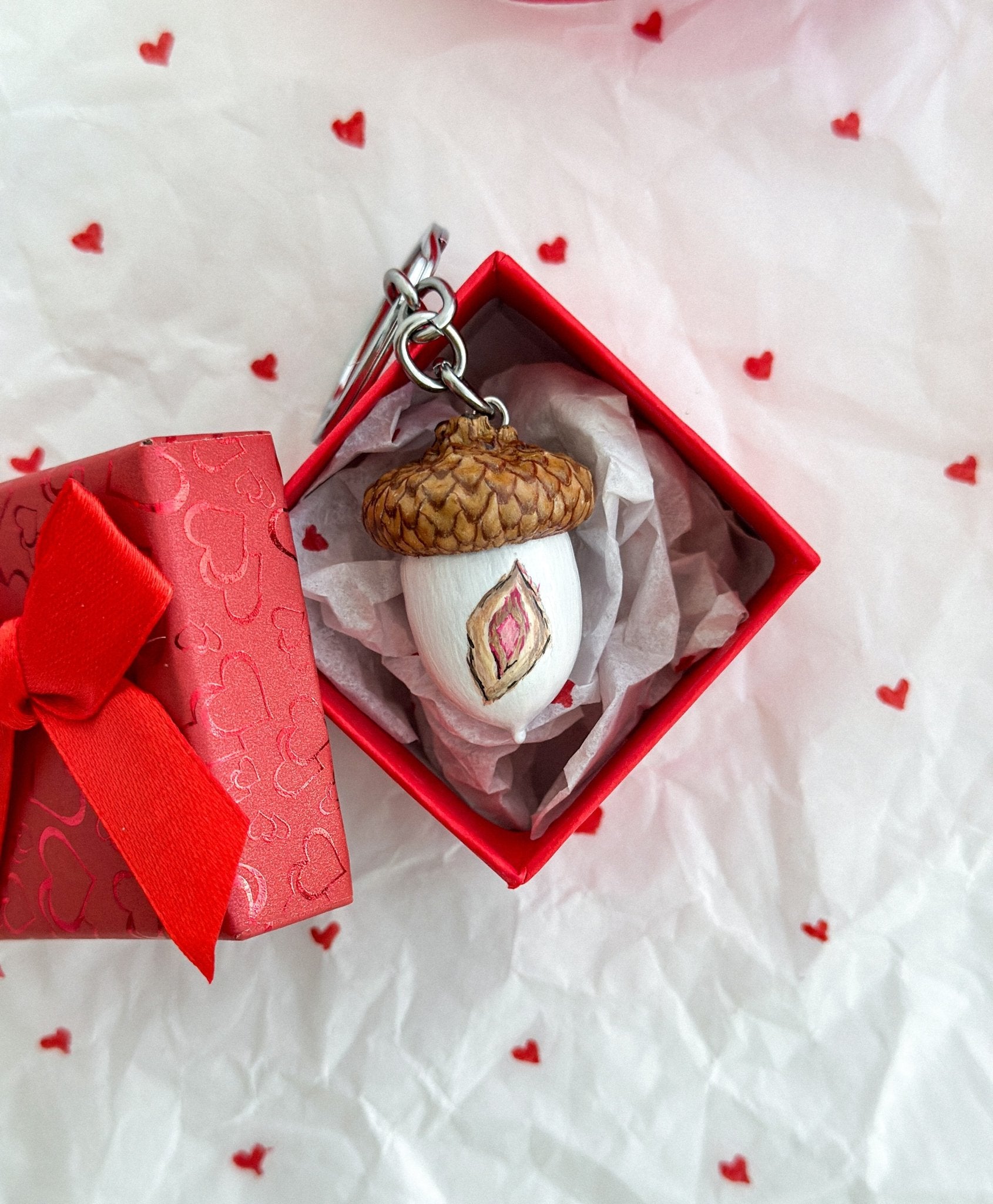 Keychains Valentines Day Gift - WoollyFox