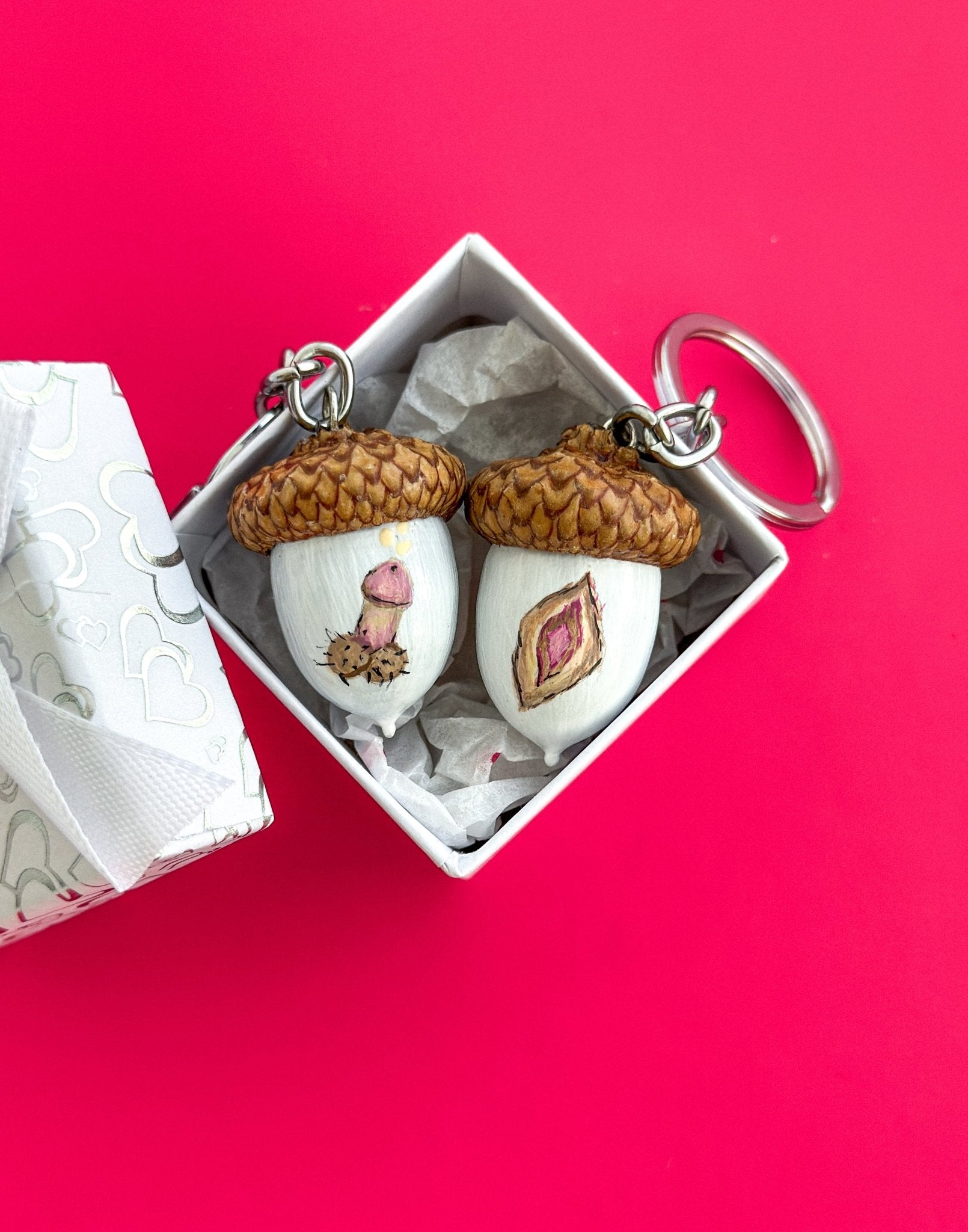 Keychains Valentines Day Gift - WoollyFox