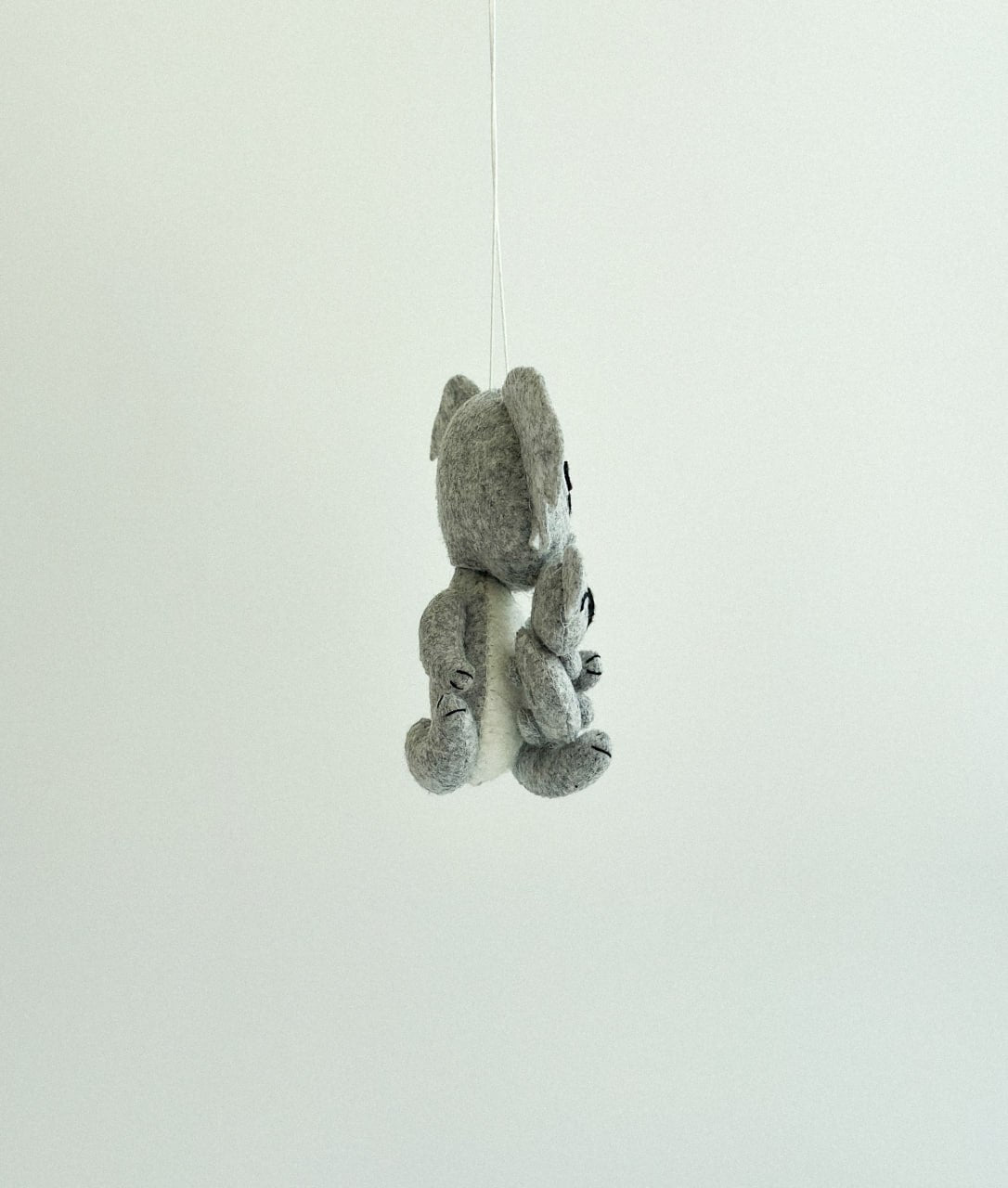 Koala Mom and Baby Felt Ornament | Handmade Felt Toy | Australia Animal Decor - WoollyFox