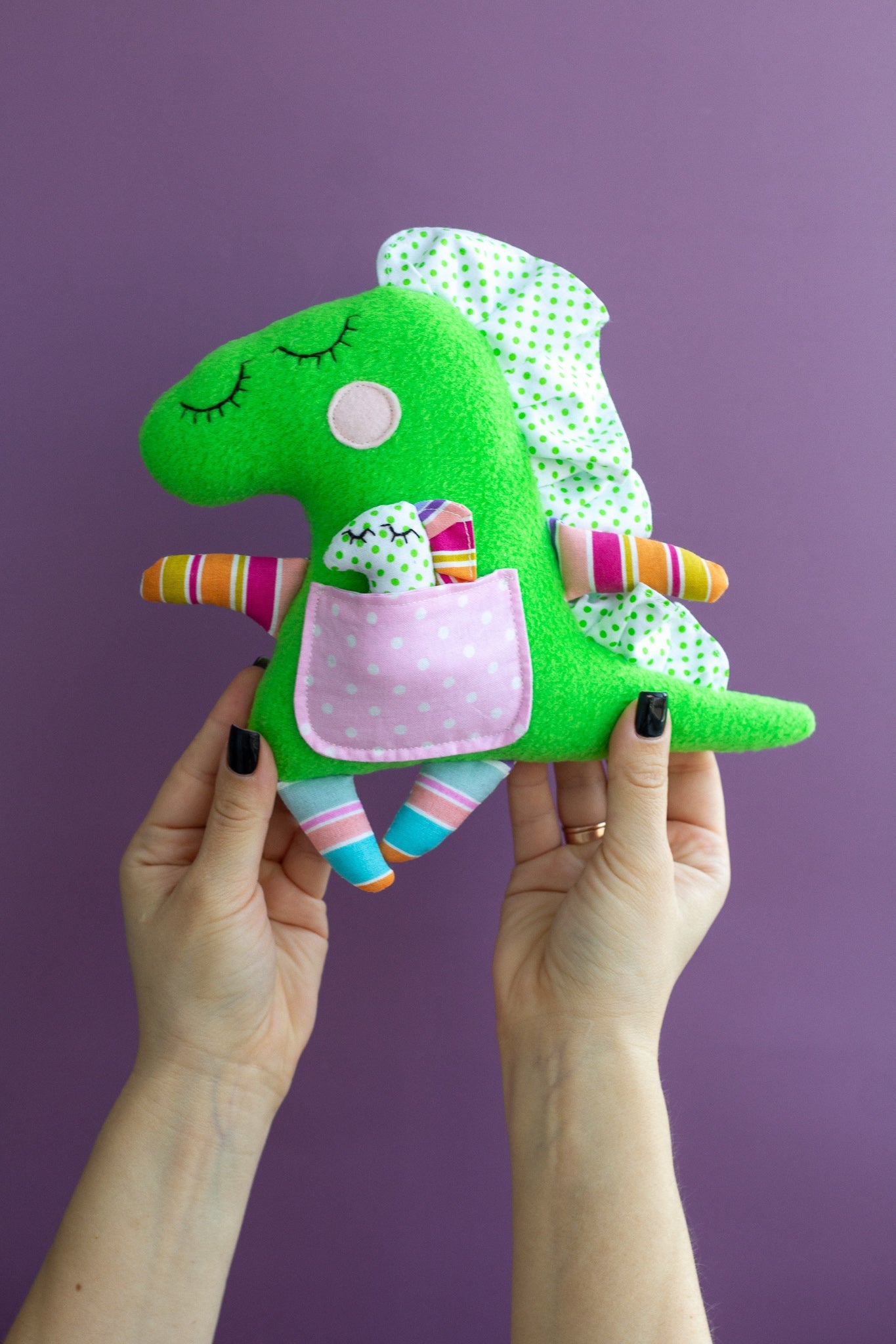 Mommy And Baby Dinosaur Toy - WoollyFox