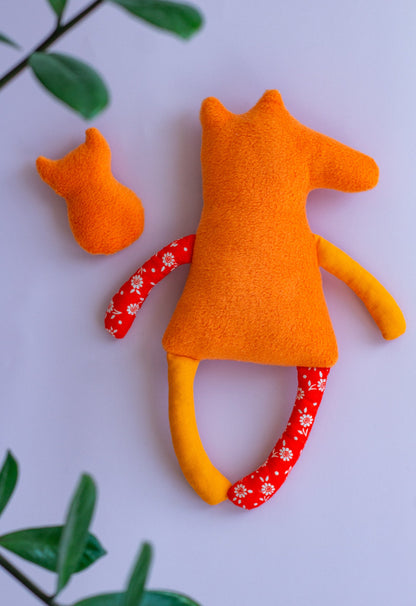 Mommy and Baby Fox Plush Toy - WoollyFox