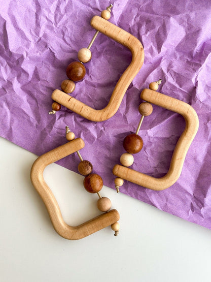 Montessori Wooden Baby Teether - WoollyFox