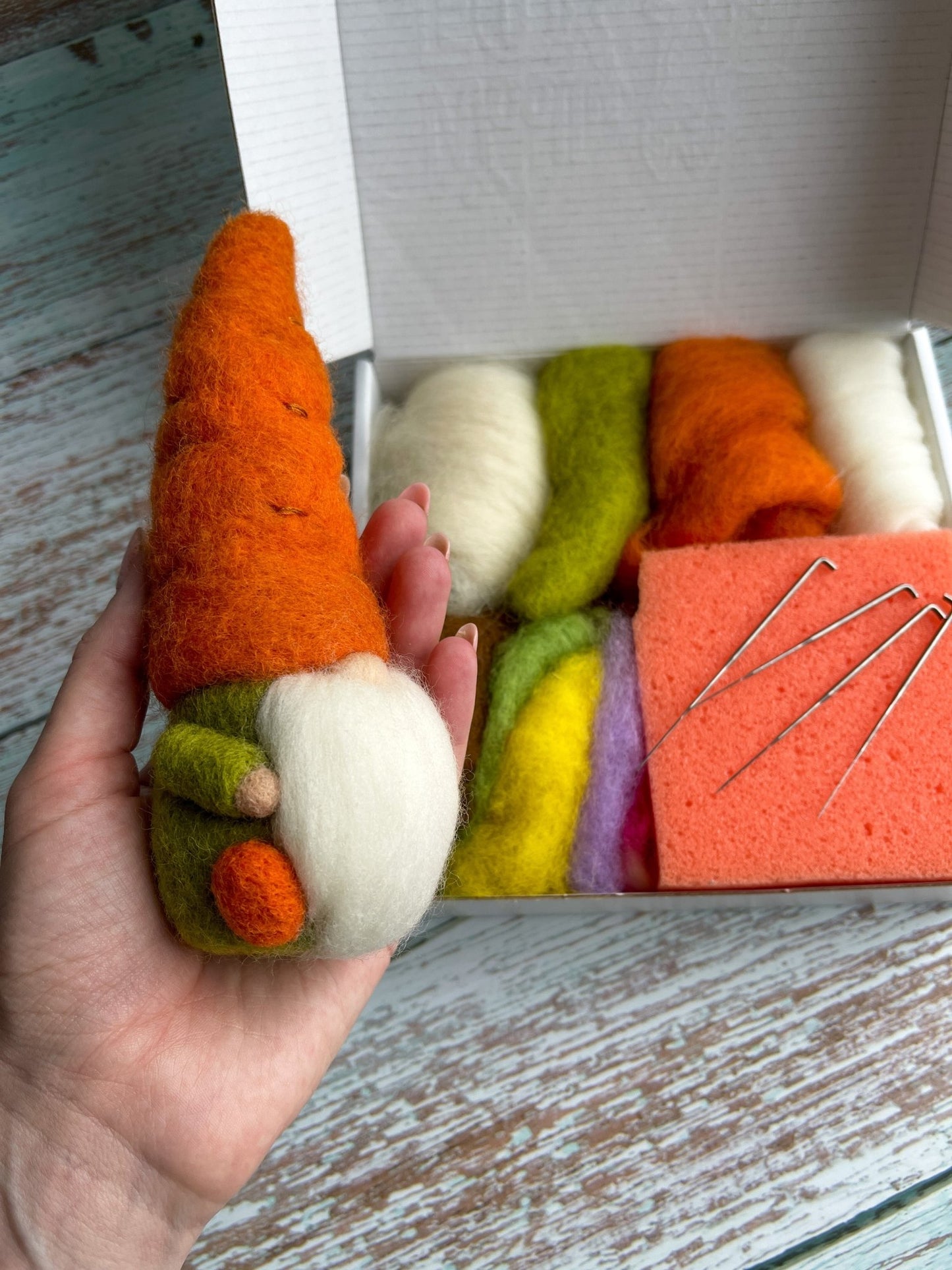 Needle Felting Gnome PDF Pattern - WoollyFox