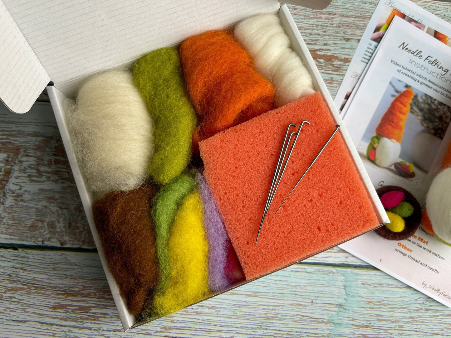 Needle Felting Gnome PDF Pattern - WoollyFox